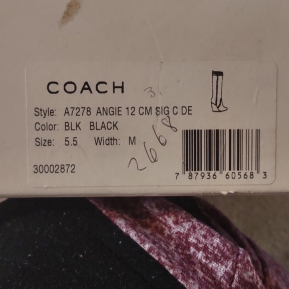 Coach Calf high Boots. - Picture 3 of 3